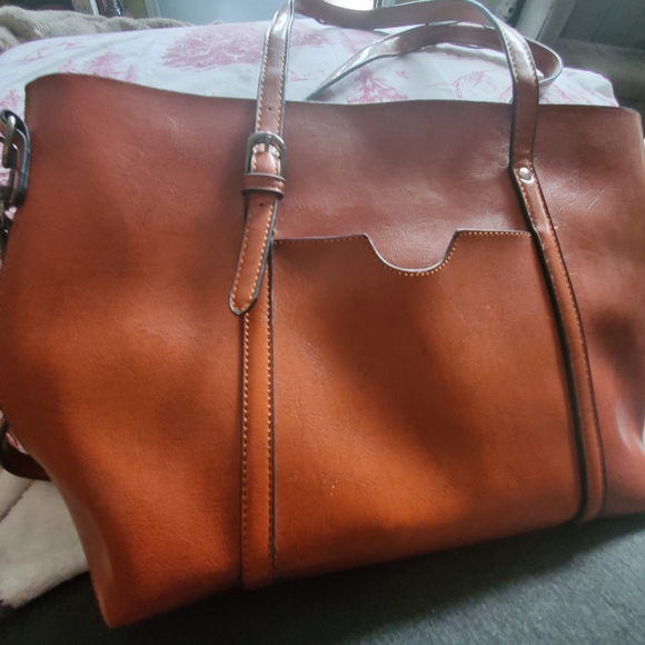 Brown leather purse stylish - Picture 2 of 2